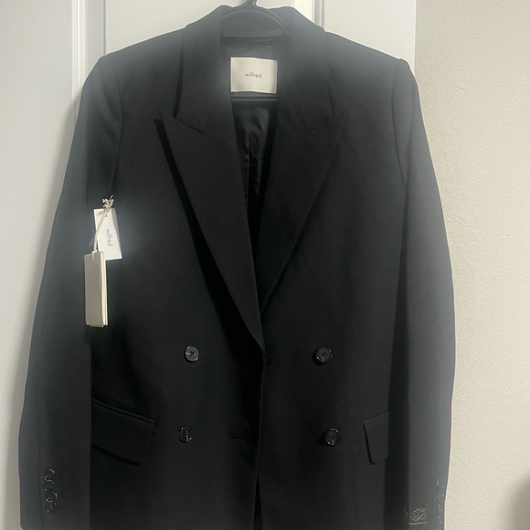 Aritzia Wilfred Destiny Blazer - Black NWT - Picture 4 of 6